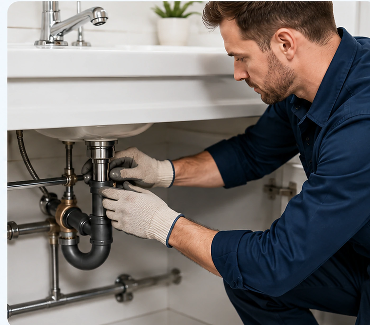 Plumbing repair tools and pipe service